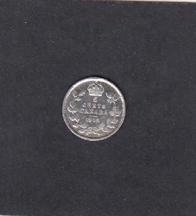 Beschrijving: 5 Cent  GEORGIUS V